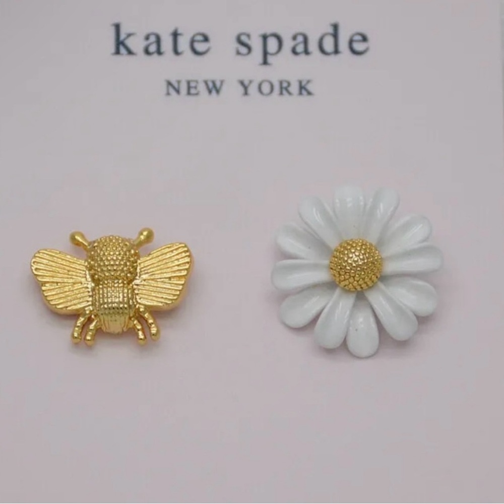 NWT Kate Spade Bee & Daisy Earrings with Dust Bag